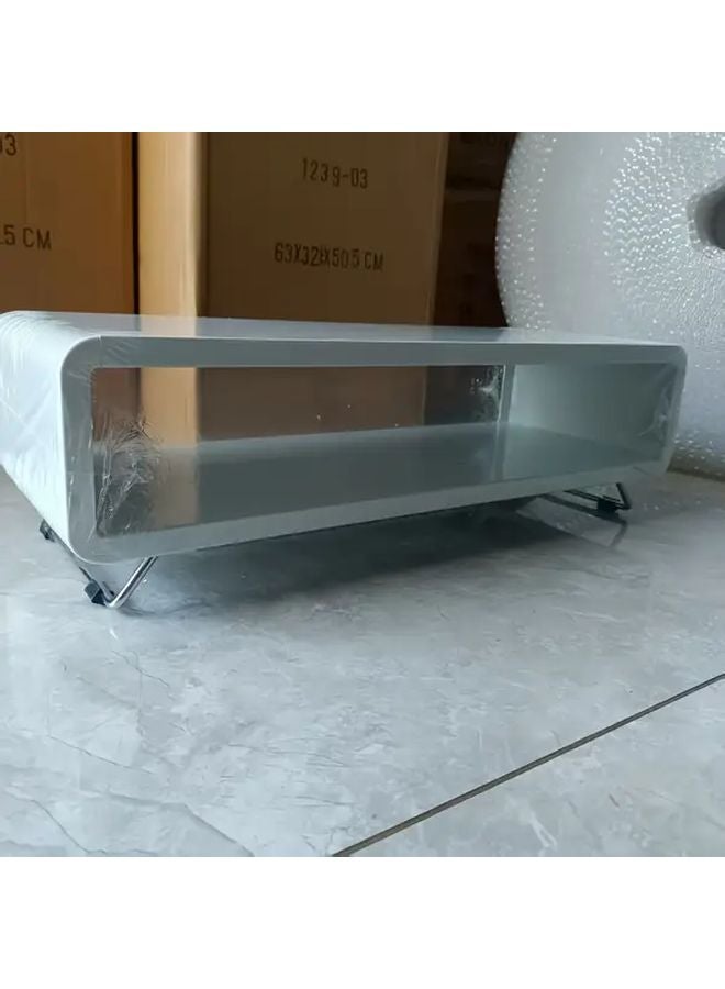 منظم مكتب أحادي الطبقة مع حامل شاشة وحامل لوحة مفاتيح 19 × 69 بوصة - Image 5